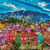 Bogota Colorful Houses Diamond Painting