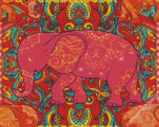 Bohemian Elephant Diamond Painting