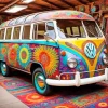 Bohemian Volkswagen Diamond Painting