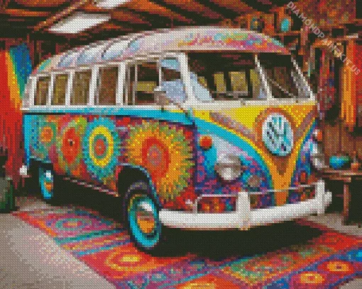 Bohemian Volkswagen Diamond Painting