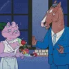 Bojack And Princess Carolyn Diamond Painting