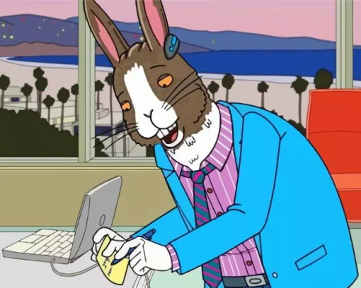 Bojack Horseman Bunny Diamond Painting