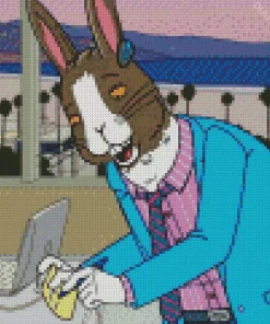 Bojack Horseman Bunny Diamond Painting