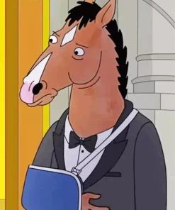 Bojack Horseman In Suit Diamond Painting