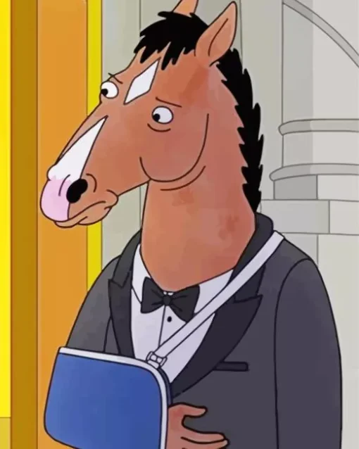 Bojack Horseman In Suit Diamond Painting