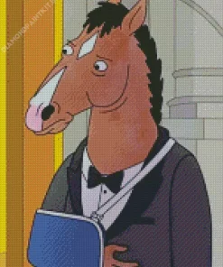 Bojack Horseman In Suit Diamond Painting