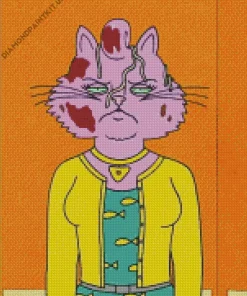 Bojack Horseman Princess Carolyn Diamond Painting