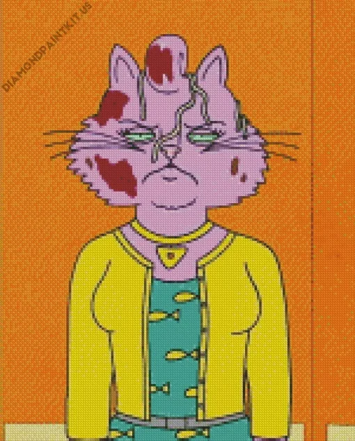 Bojack Horseman Princess Carolyn Diamond Painting