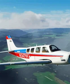 Bonanza Flying Diamond Painting