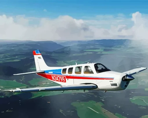 Bonanza Flying Diamond Painting