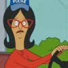 Boob Police Hat Bobs Burgers Diamond Painting