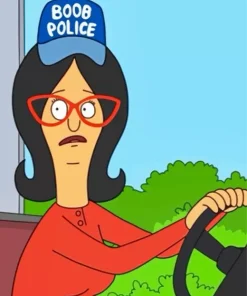 Boob Police Hat Bobs Burgers Diamond Painting