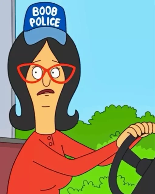 Boob Police Hat Bobs Burgers Diamond Painting