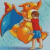 Charizard Hugging Diamond Painting