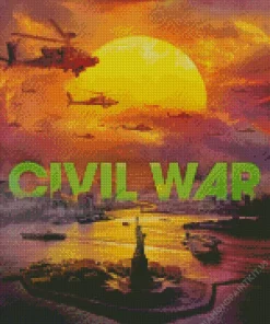 Civil War Movie Diamond Painting