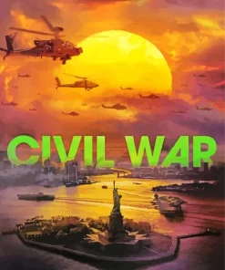 Civil War Movie Diamond Painting