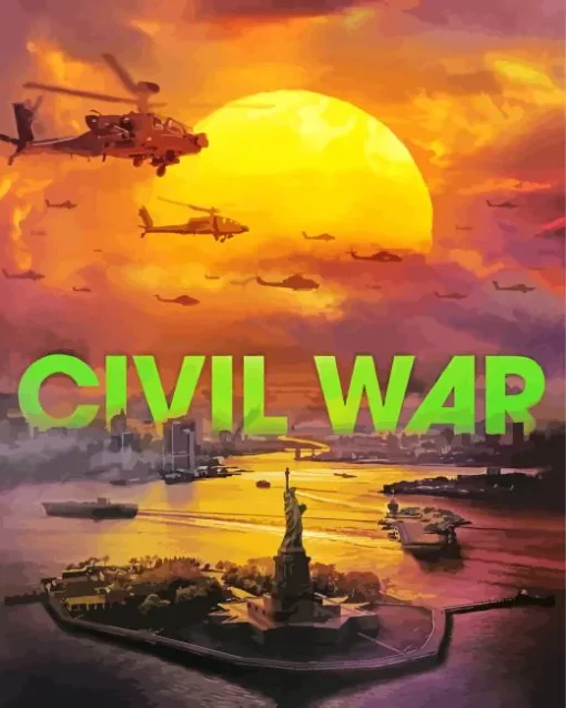 Civil War Movie Diamond Painting