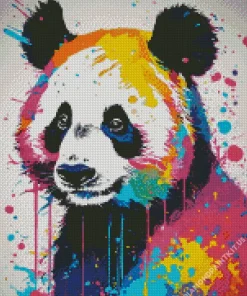 Colorful Bear Diamond Painting