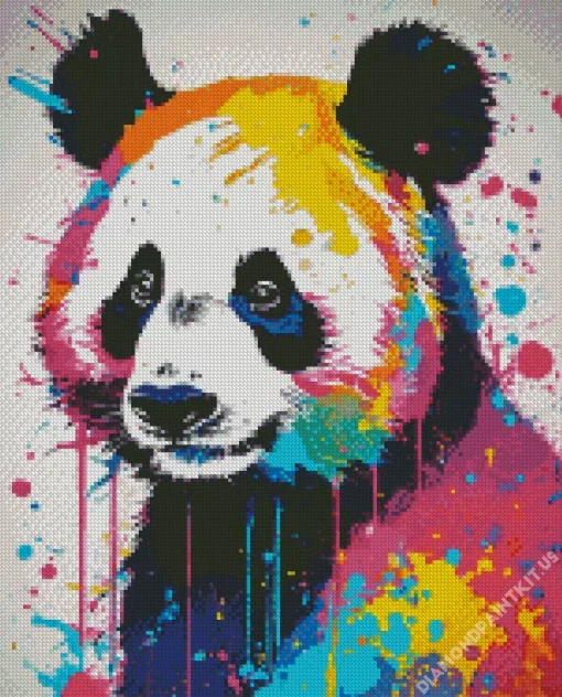 Colorful Bear Diamond Painting