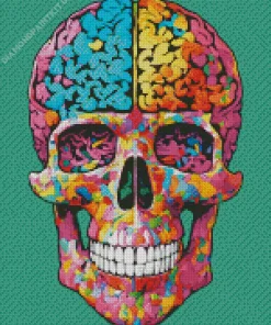 Colorful Brain Art Diamond Painting