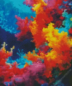 Colorful Smoke Diamond Painting