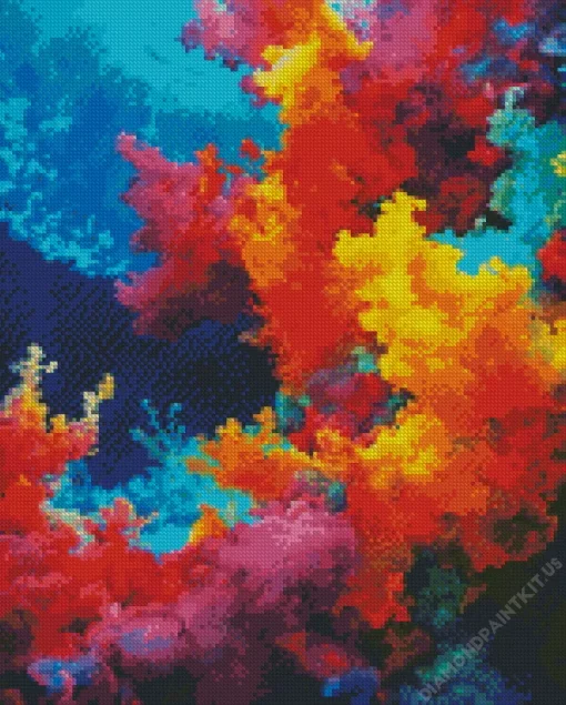 Colorful Smoke Diamond Painting