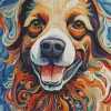 Cool Dog Abstract Art Diamond Painting