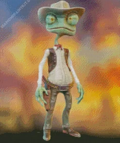 Cowboy Rango Diamond Painting