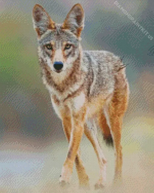 Coyote Face Diamond Painting