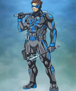 Dick Grayson Nightwing Diamond Painting