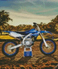 Dirt Bike Yamaha Art Diamond Painting