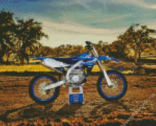 Dirt Bike Yamaha Art Diamond Painting