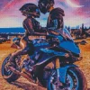 Dirtbike Couple Diamond Painting