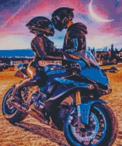 Dirtbike Couple Diamond Painting