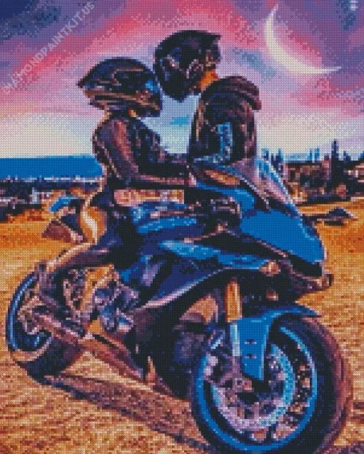 Dirtbike Couple Diamond Painting