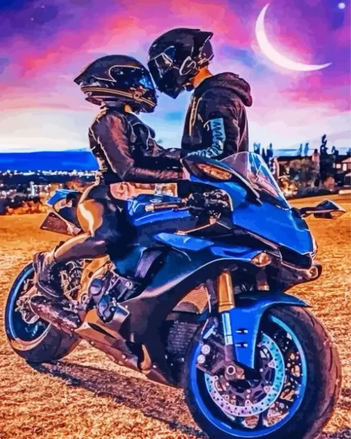 Dirtbike Couple Diamond Painting