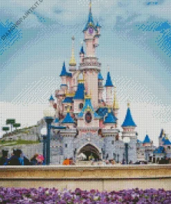 Disney Castle France Art Diamond Painting