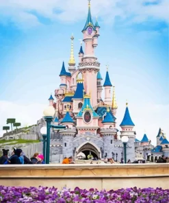 Disney Castle France Art Diamond Painting