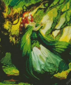 Dnd Dryad Art Diamond Painting