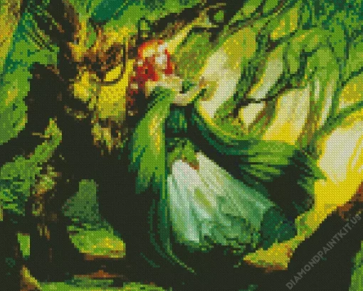 Dnd Dryad Art Diamond Painting