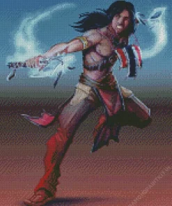 DnD Native American Art Diamond Painting