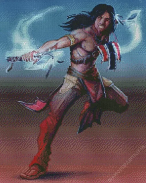 DnD Native American Art Diamond Painting