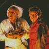 Doc And Marty Mcfly Art Diamond Painting