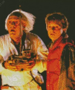 Doc And Marty Mcfly Art Diamond Painting