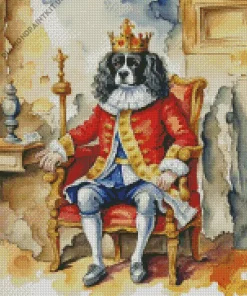 Dog King Art Diamond Painting