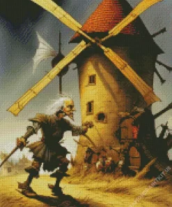 Don Quijote Art Diamond Painting