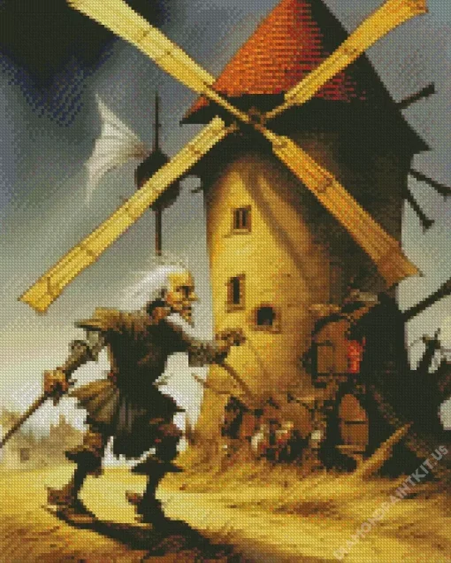 Don Quijote Art Diamond Painting