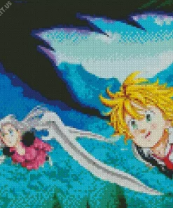 Elizabeth And Meliodas Art Diamond Painting