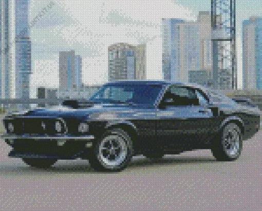 Ford Hitman Mustang Diamond Painting