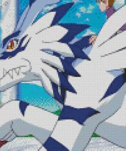 Garurumon Digimon Adventure Diamond Painting